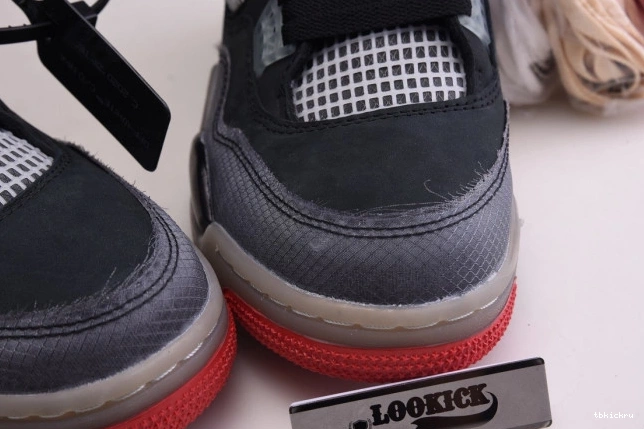 Reps TBK Retro CV9388-001 4 Jordan x White Off Bred Air 0731